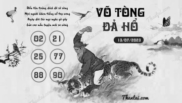 VÕ TÒNG ĐẢ HỔ 13/07/2023