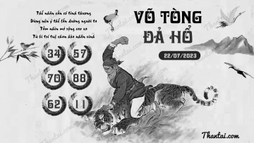 VÕ TÒNG ĐẢ HỔ 22/07/2023