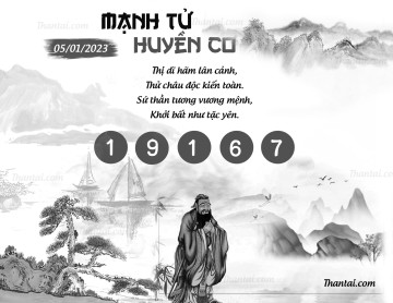 MẠNH TỬ HUYỀN CƠ 05/01/2023