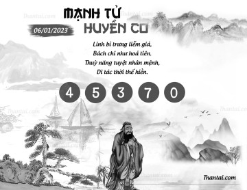 MẠNH TỬ HUYỀN CƠ 06/01/2023