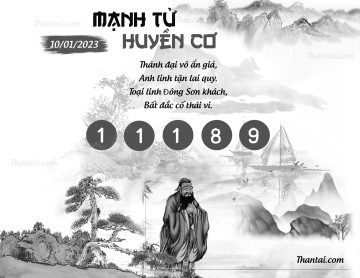 MẠNH TỬ HUYỀN CƠ 10/01/2023