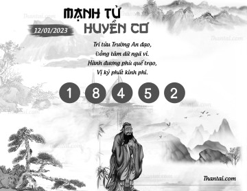 MẠNH TỬ HUYỀN CƠ 12/01/2023