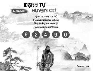 MẠNH TỬ HUYỀN CƠ 14/01/2023