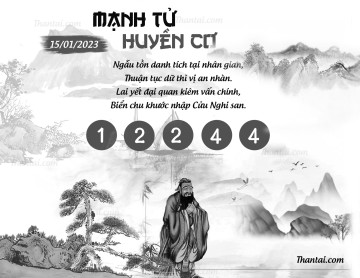 MẠNH TỬ HUYỀN CƠ 15/01/2023