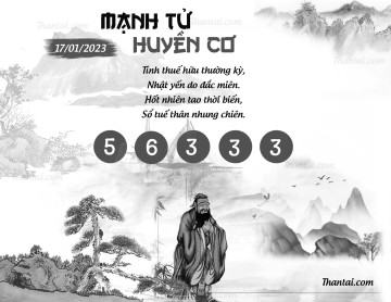 MẠNH TỬ HUYỀN CƠ 17/01/2023