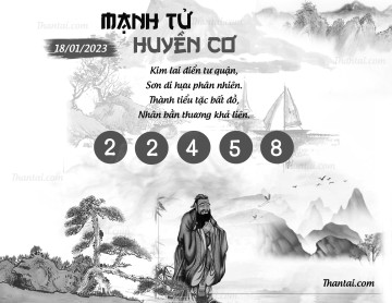 MẠNH TỬ HUYỀN CƠ 18/01/2023