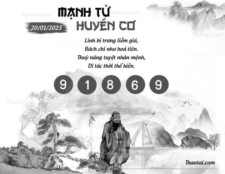 MẠNH TỬ HUYỀN CƠ 05/01/2023