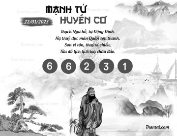 MẠNH TỬ HUYỀN CƠ 22/01/2023