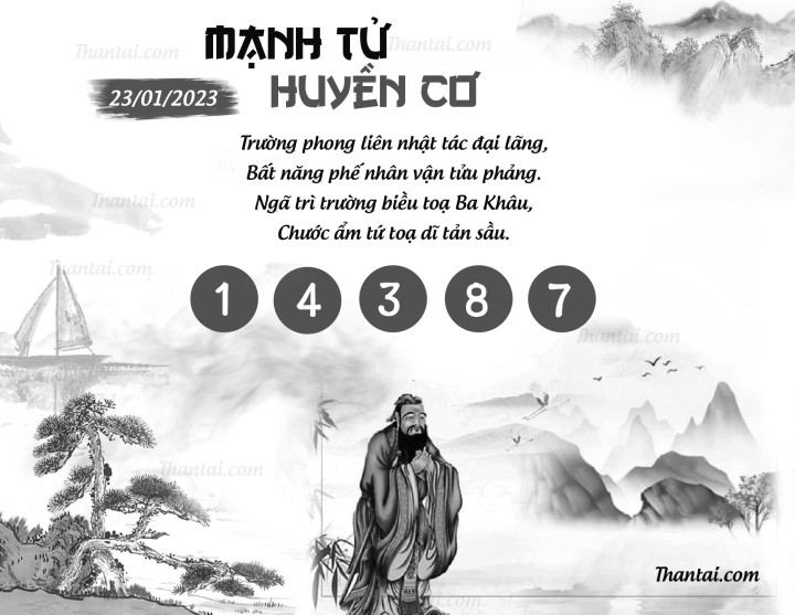 MẠNH TỬ HUYỀN CƠ 08/01/2023