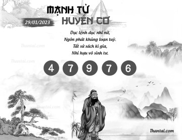 MẠNH TỬ HUYỀN CƠ 29/01/2023