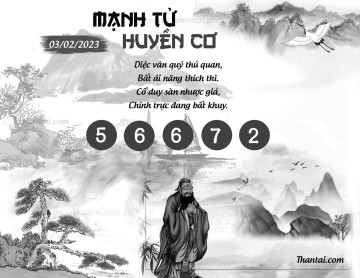 MẠNH TỬ HUYỀN CƠ 03/02/2023