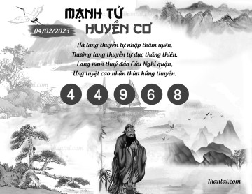 MẠNH TỬ HUYỀN CƠ 04/02/2023