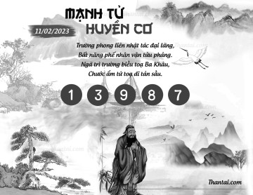 MẠNH TỬ HUYỀN CƠ 11/02/2023