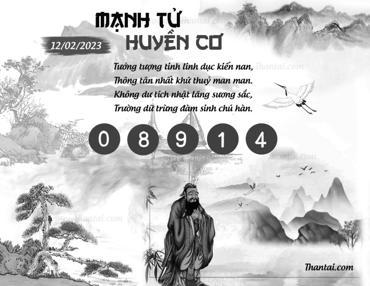 MẠNH TỬ HUYỀN CƠ 28/01/2023