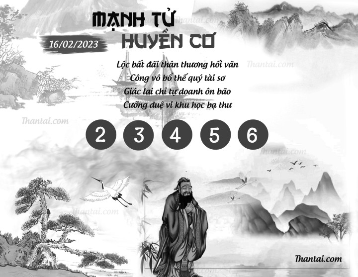 MẠNH TỬ HUYỀN CƠ 01/02/2023