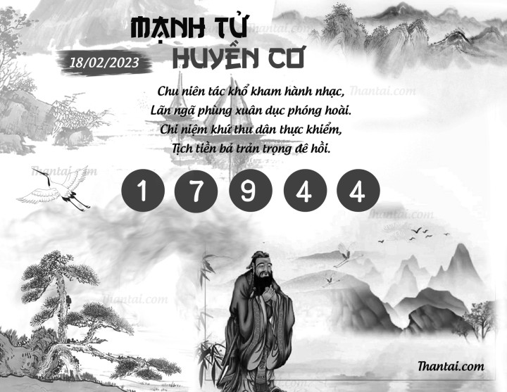 MẠNH TỬ HUYỀN CƠ 03/02/2023