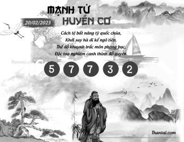 MẠNH TỬ HUYỀN CƠ 20/02/2023