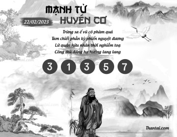 MẠNH TỬ HUYỀN CƠ 22/02/2023