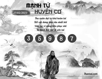 MẠNH TỬ HUYỀN CƠ 27/02/2023