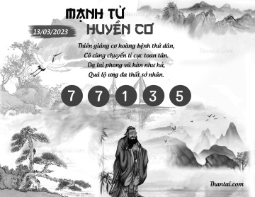 MẠNH TỬ HUYỀN CƠ 13/03/2023