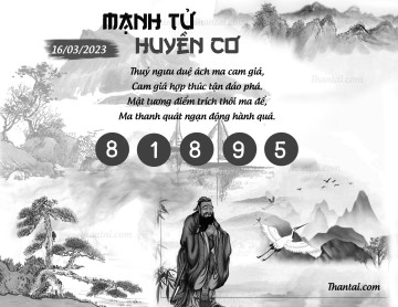 MẠNH TỬ HUYỀN CƠ 16/03/2023