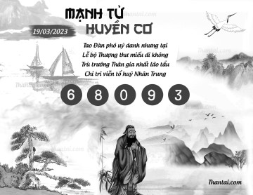 MẠNH TỬ HUYỀN CƠ 19/03/2023