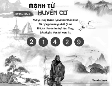 MẠNH TỬ HUYỀN CƠ 20/03/2023