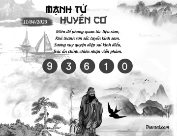 MẠNH TỬ HUYỀN CƠ 11/04/2023