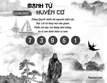 MẠNH TỬ HUYỀN CƠ 12/04/2023