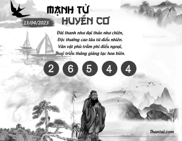 MẠNH TỬ HUYỀN CƠ 13/04/2023