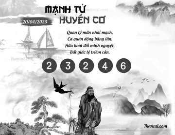 MẠNH TỬ HUYỀN CƠ 20/04/2023