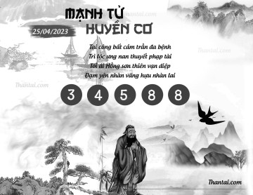 MẠNH TỬ HUYỀN CƠ 25/04/2023