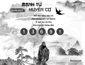 MẠNH TỬ HUYỀN CƠ 28/04/2023