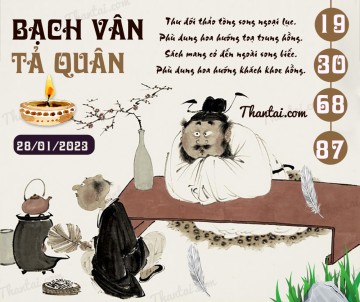 Bạch Vân Tả Quân 28/01/2023