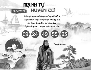 MẠNH TỬ HUYỀN CƠ 13/06/2023