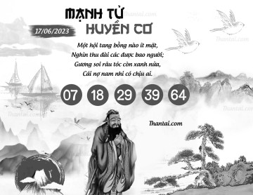 MẠNH TỬ HUYỀN CƠ 17/06/2023