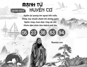 MẠNH TỬ HUYỀN CƠ 18/06/2023