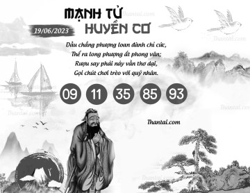 MẠNH TỬ HUYỀN CƠ 19/06/2023