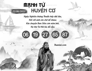 MẠNH TỬ HUYỀN CƠ 22/06/2023