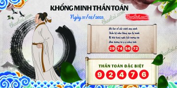 Khổng Minh Thần Toán 31/08/2023