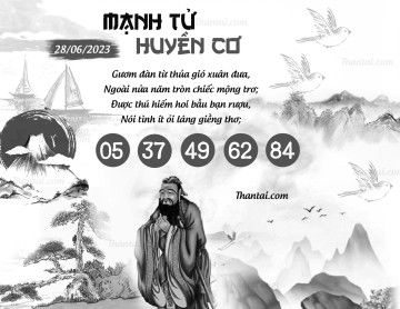 MẠNH TỬ HUYỀN CƠ 28/06/2023