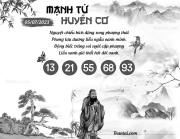 MẠNH TỬ HUYỀN CƠ 05/07/2023