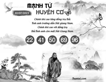 MẠNH TỬ HUYỀN CƠ 10/07/2023