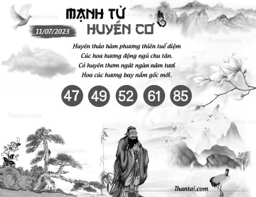 MẠNH TỬ HUYỀN CƠ 11/07/2023