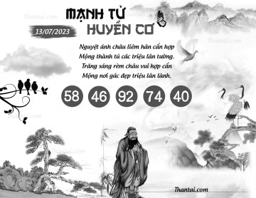 MẠNH TỬ HUYỀN CƠ 13/07/2023