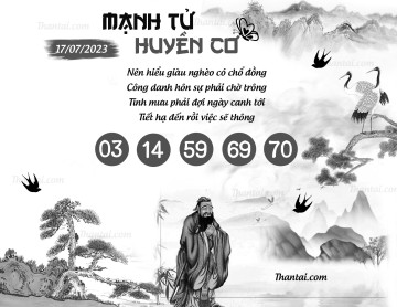 MẠNH TỬ HUYỀN CƠ 17/07/2023