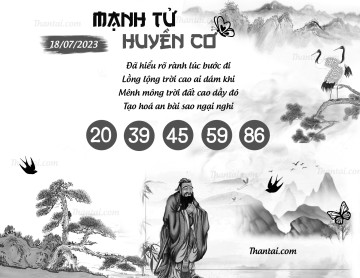 MẠNH TỬ HUYỀN CƠ 18/07/2023