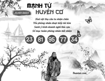 MẠNH TỬ HUYỀN CƠ 21/07/2023