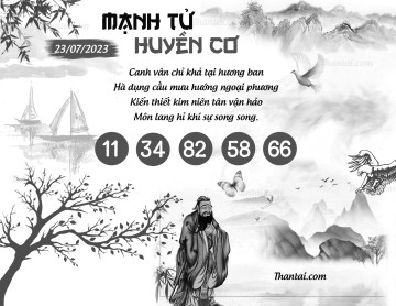 MẠNH TỬ HUYỀN CƠ 23/07/2023