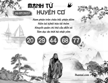 MẠNH TỬ HUYỀN CƠ 26/07/2023